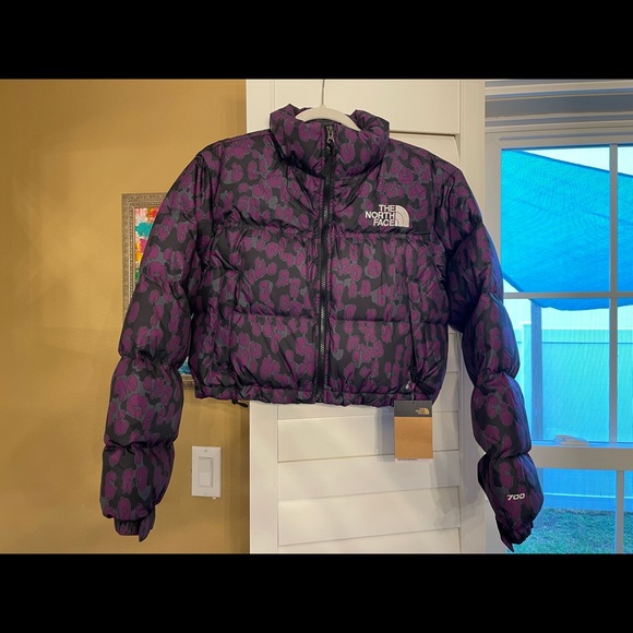 North Face Printed Nuptse Short Jacket - Picture 8 of 13
